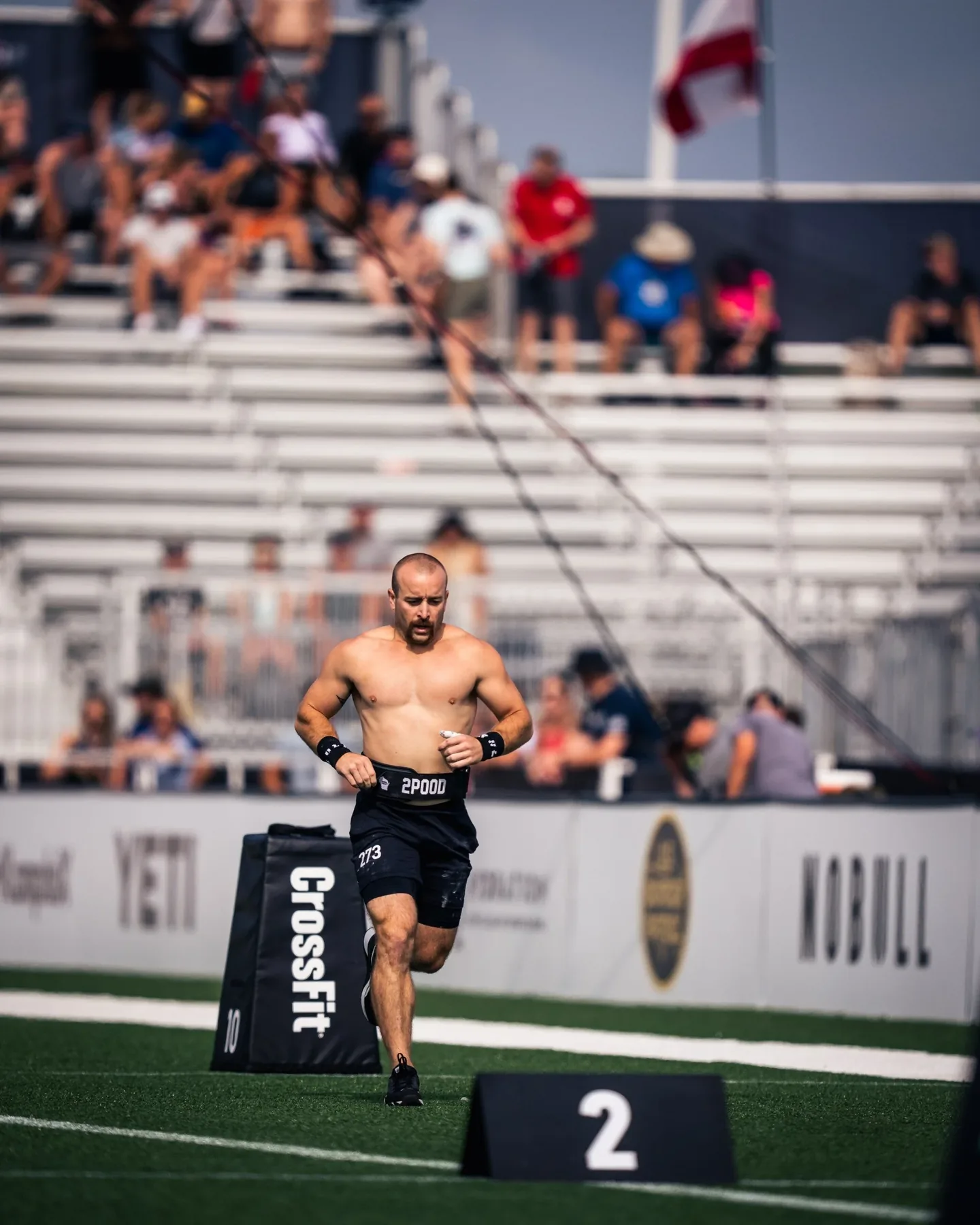 Logan Collins competing